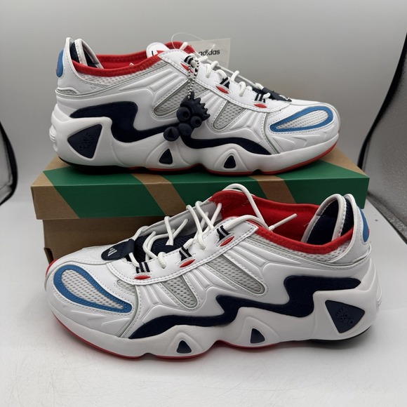 adidas Other - Adidas FYW S-97 OG Salvation Shoes Mens Size 9.5 White/Blue/Red Sneakers G27704